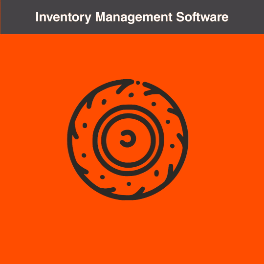 Inventory management software for construction parts process