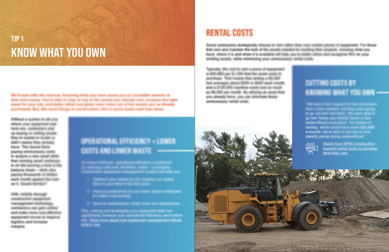 Tip 1 - eBook layout - Content Blur