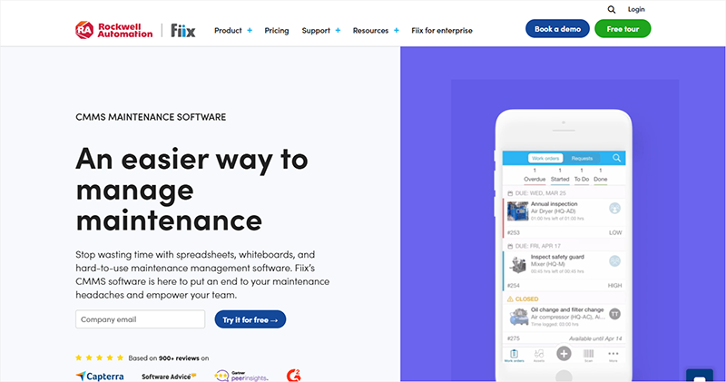 fiix-maintenance-management